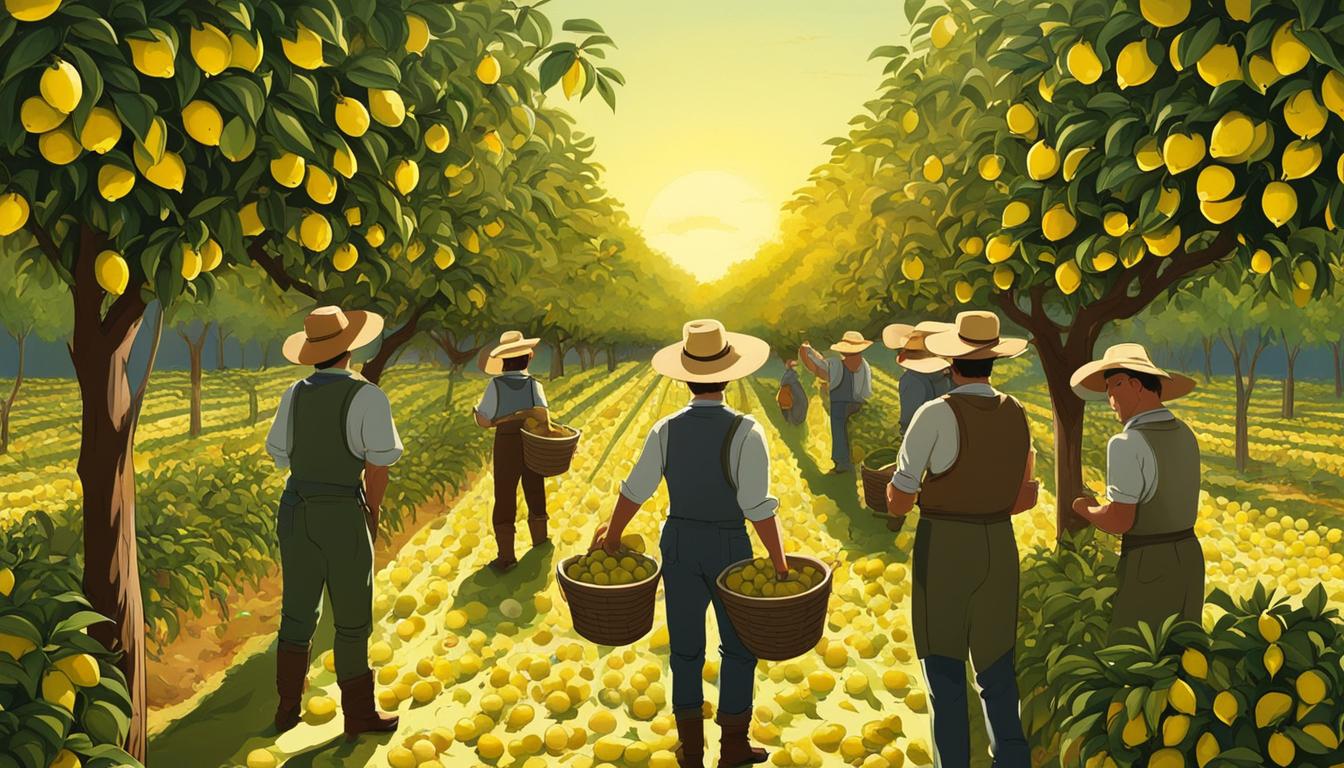 Lemon Harvesting