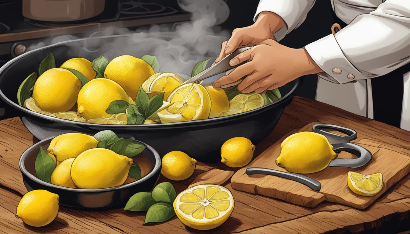cooking with Volkamer Lemon