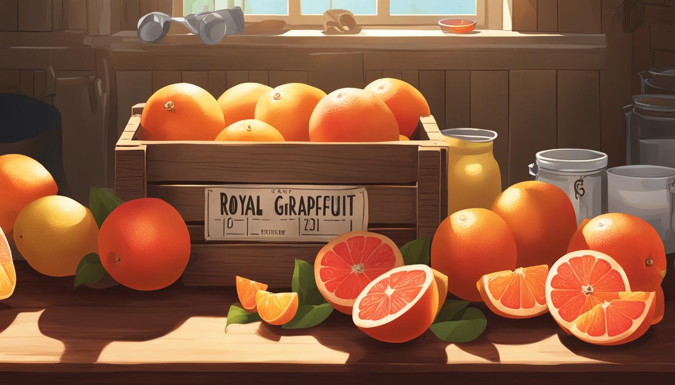 storing Royal Grapefruit